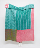 artisan made kantha quilt throw  