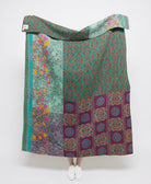 artisan made kantha quilt throw  