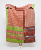 artisan made kantha quilt throw  
