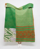 artisan made kantha quilt throw  