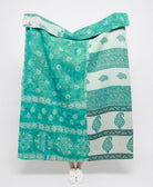 artisan made kantha quilt throw  