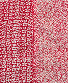 Kantha quilt throw made of recycled vintage saris