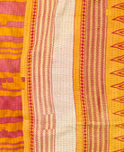 Kantha quilt throw made of recycled vintage saris