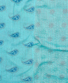 Kantha quilt throw made of recycled vintage saris