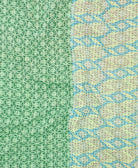 Kantha quilt throw made of recycled vintage saris