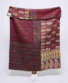 Artisan made kantha quilt throw  