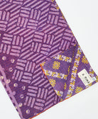 Kantha quilt throw featuring traditional kantha hand stitching