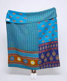 Artisan made kantha quilt throw  