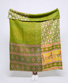 Artisan made kantha quilt throw  