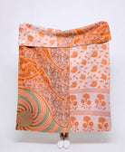 Artisan made kantha quilt throw  