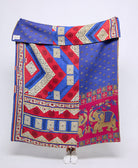 Artisan made kantha quilt throw  