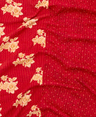 Kantha quilt throw made of recycled vintage saris