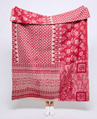 Artisan made kantha quilt throw  