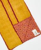 Kantha quilt throw made of recycled vintage saris