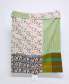 Artisan made kantha quilt throw  