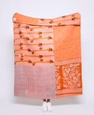 Artisan made kantha quilt throw  