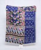 Artisan made kantha quilt throw  
