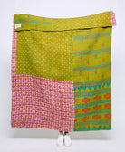 Artisan made kantha quilt throw  