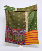 Artisan made kantha quilt throw  