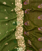 Kantha quilt throw featuring traditional kantha hand stitching