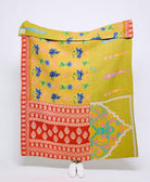 Artisan made kantha quilt throw  