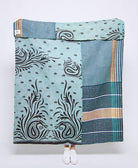 Artisan made kantha quilt throw  
