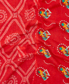 Kantha quilt throw featuring traditional kantha hand stitching