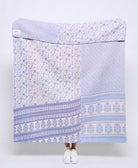 Artisan made kantha quilt throw  