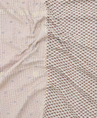 Kantha quilt throw featuring traditional kantha hand stitching