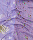 Kantha quilt throw featuring traditional kantha hand stitching