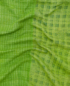 Kantha quilt throw featuring traditional kantha hand stitching