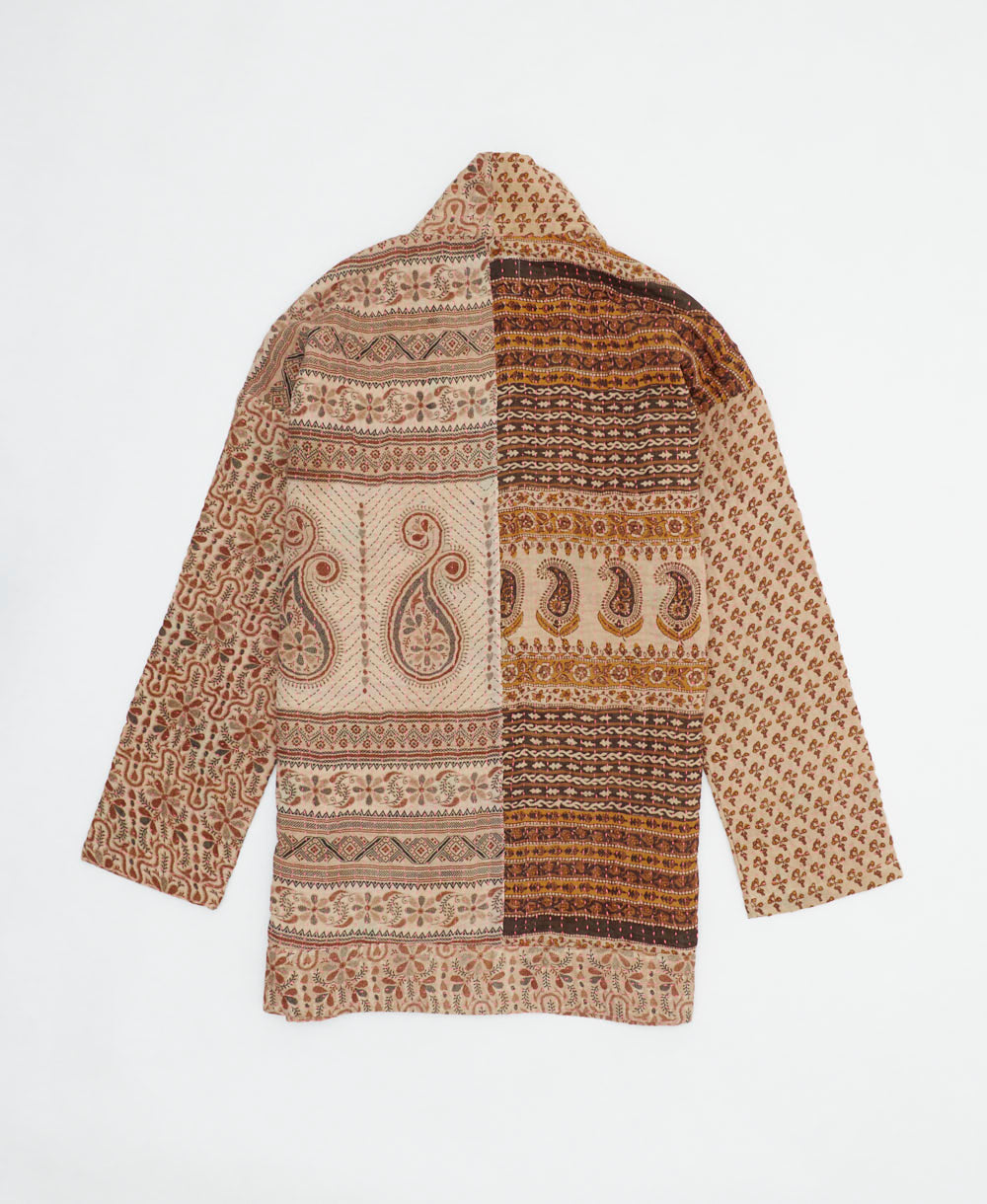 Kantha Quilted Jacket: No. 240512 | Sustainable Apparel – Anchal