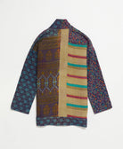 handmade open front cocoon quilted jacket