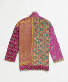 handmade open front cocoon quilted jacket