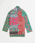 handmade open front cocoon quilted jacket