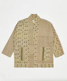 handmade open front cocoon quilted jacket