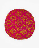 round throw pillow handmade my women artisans 