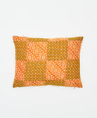 small pillow handmade in India from vintage cotton fabrics