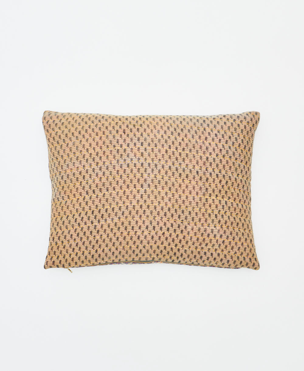 small lumbar pillow with removeable down feather insert