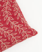 kantha embroidery on small throw pillow