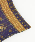 kantha embroidery on small throw pillow