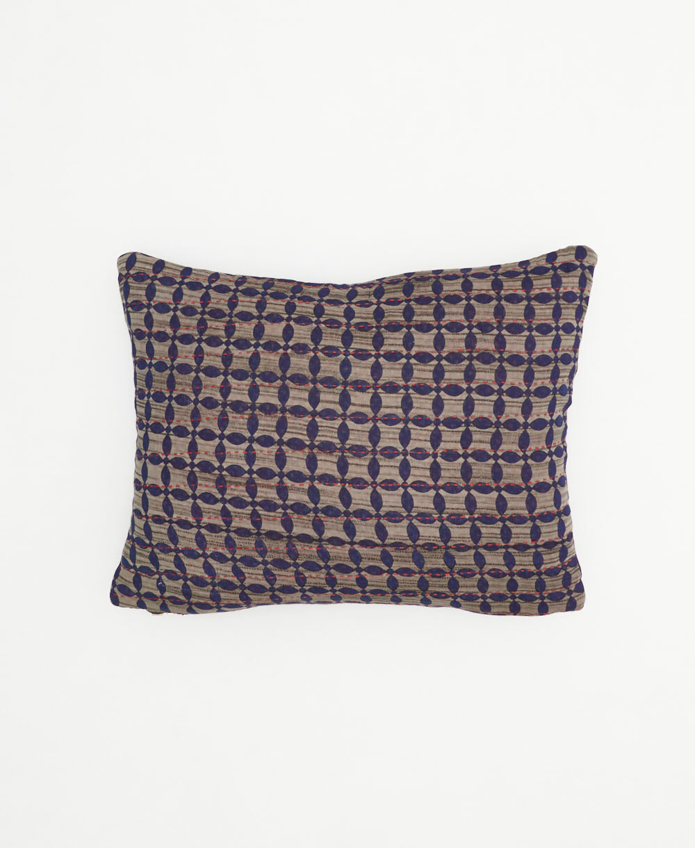 small lumbar pillow with removeable down feather insert