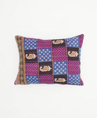 small pillow handmade in India from vintage cotton fabrics