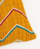 kantha embroidery on small throw pillow