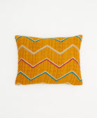 small pillow handmade in India from vintage cotton fabrics