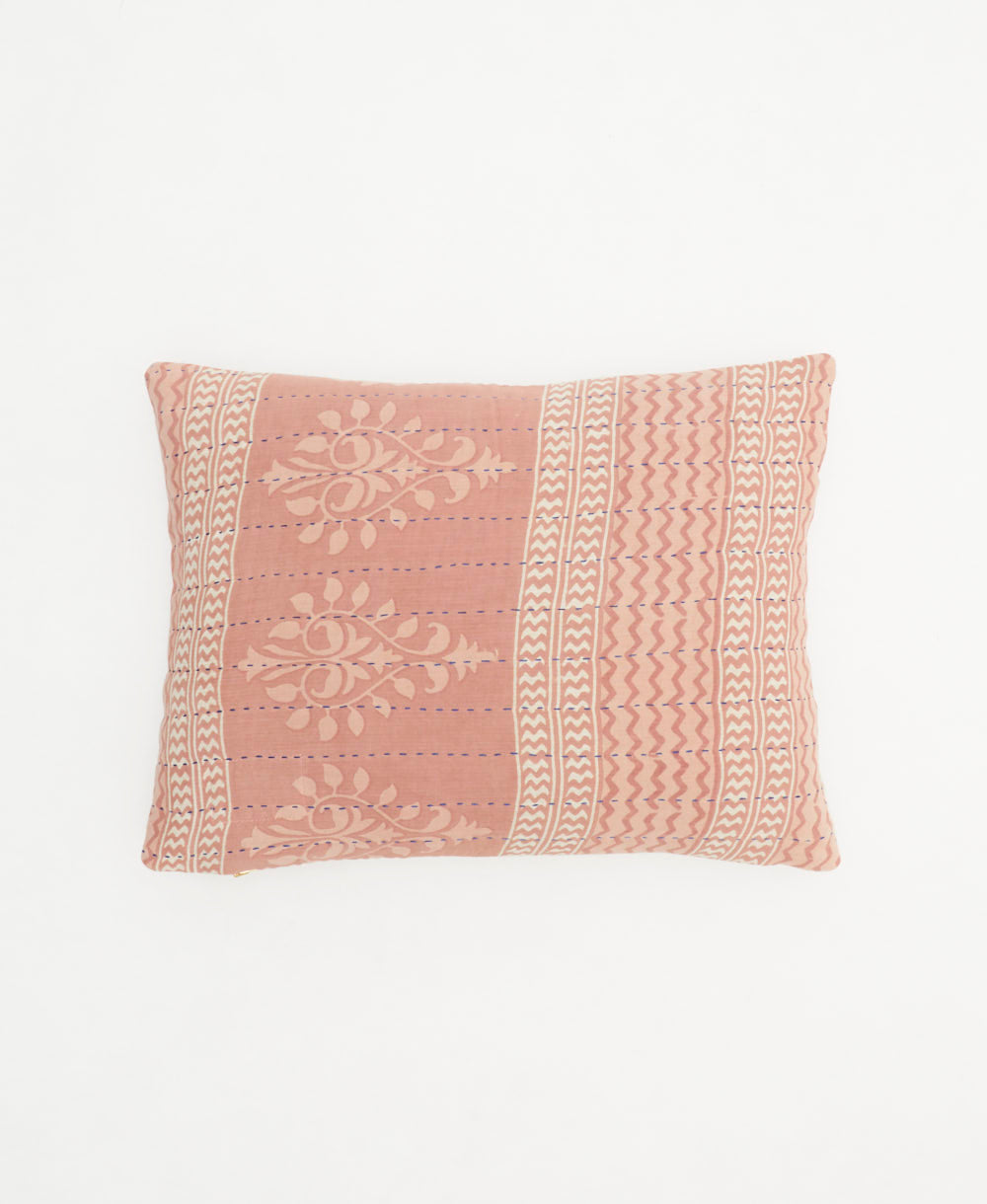 small lumbar pillow with removeable down feather insert