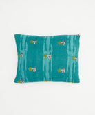 small pillow handmade in India from vintage cotton fabrics