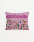 small pillow handmade in India from vintage cotton fabrics