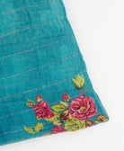 kantha embroidery on small throw pillow