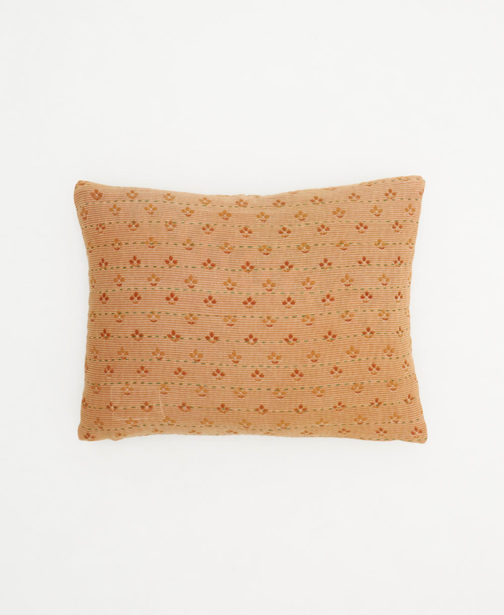 small lumbar pillow with removeable down feather insert